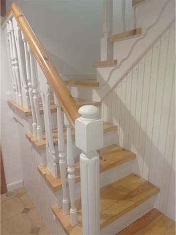 Escalera después