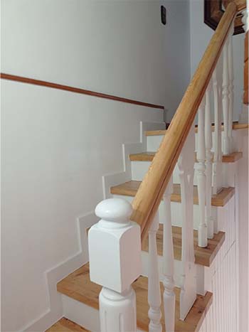 Escalera después